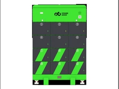 12 Slots charging  Battery swapping station with IP54  for two wheels sooter  swappable battery