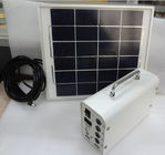Light Weight Portable Solar Rechargeable Battery 12V 7AH For Home Lighting System