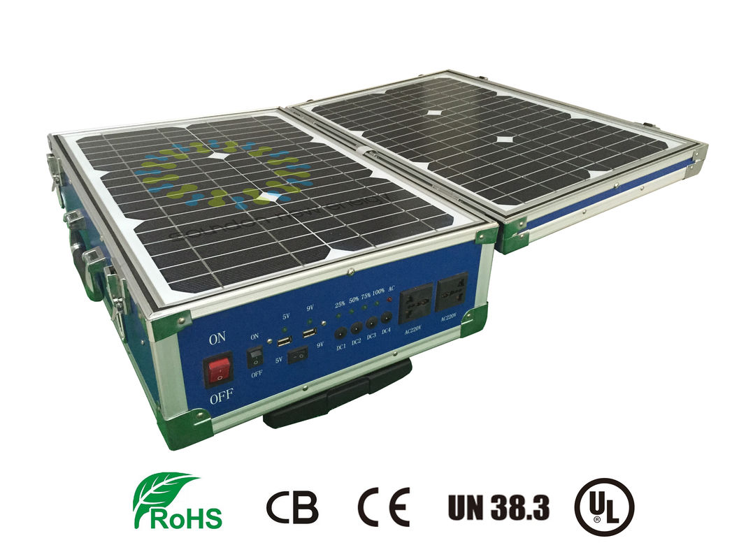 Lifepo4 12V 60AH Storage Battery Systems With Solar Panel For Portable UPS